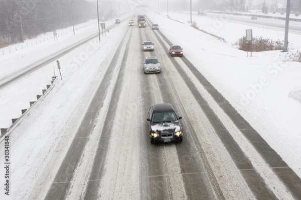 Obraz Winter Driving Canada