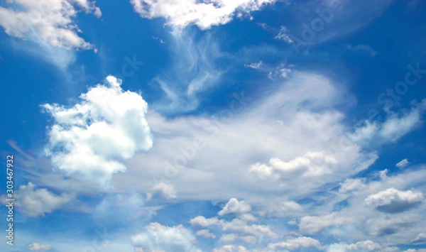 Obraz Sky white clouds