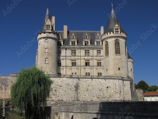 Obraz Château de  La Rochefoucauld ; Charente, Limousin, Périgord