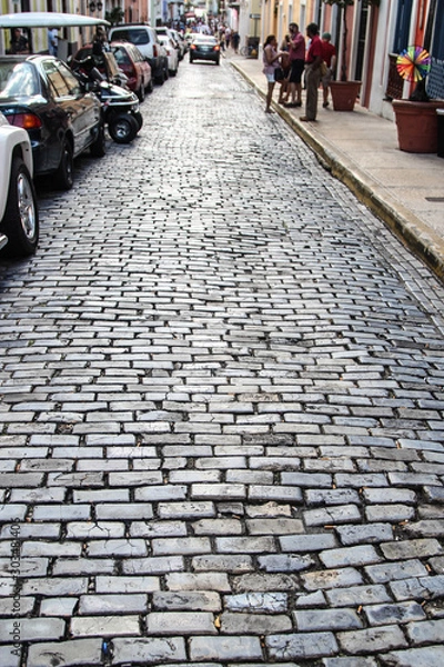 Fototapeta Brick Road