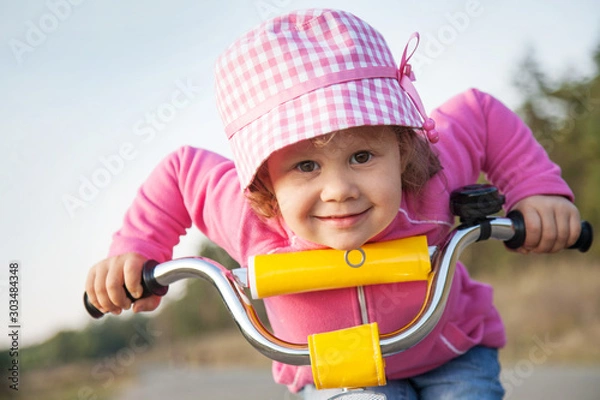 Obraz Girl on bike