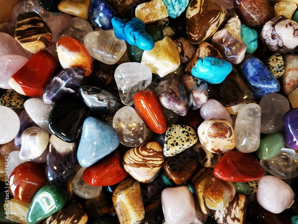 Fototapeta color minerals and gems texture
