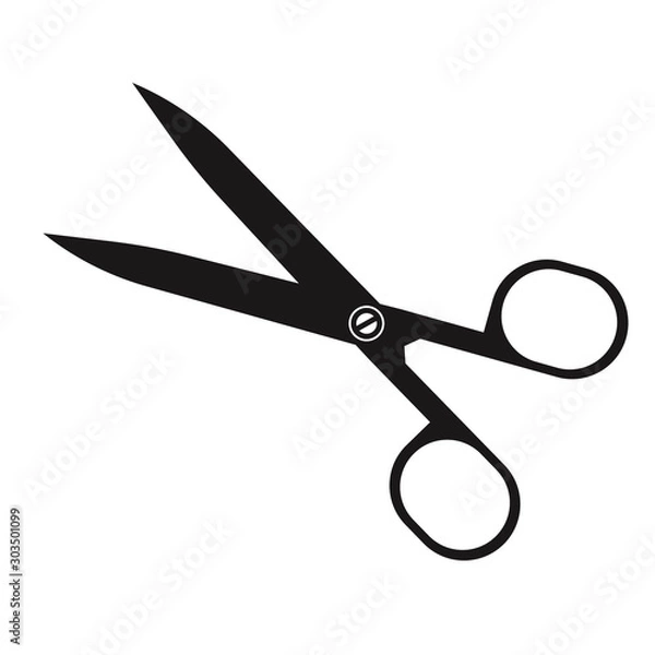 Obraz Scissors icon vector illustration.