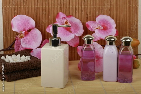 Obraz Wellness-Oase mit Körperöl