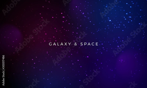 Obraz Space Background With Stars