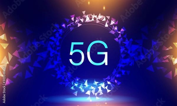 Obraz 5G Technology Background