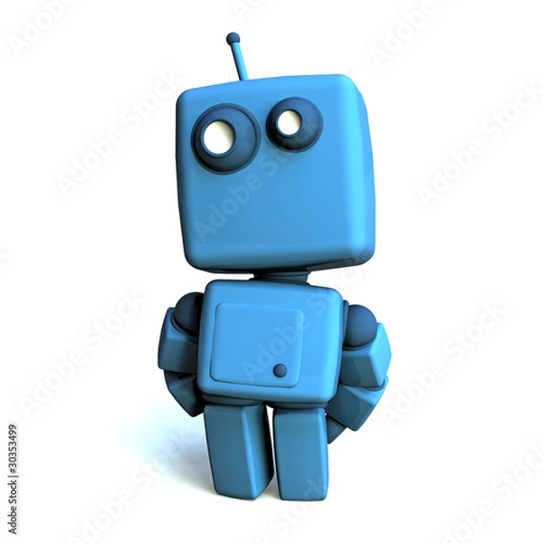 Obraz Blue Robot