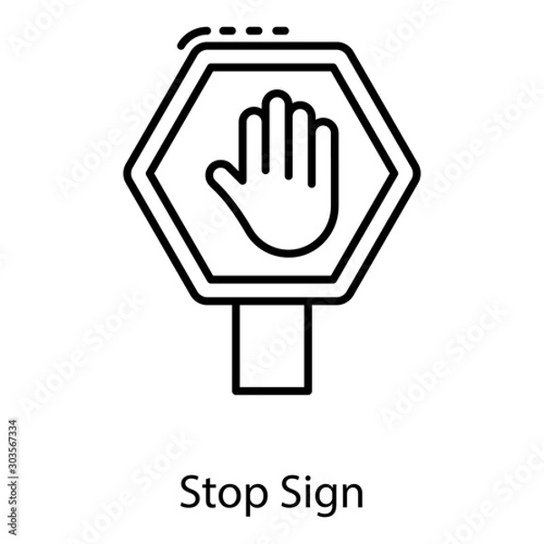 Fototapeta Stop Sign 
