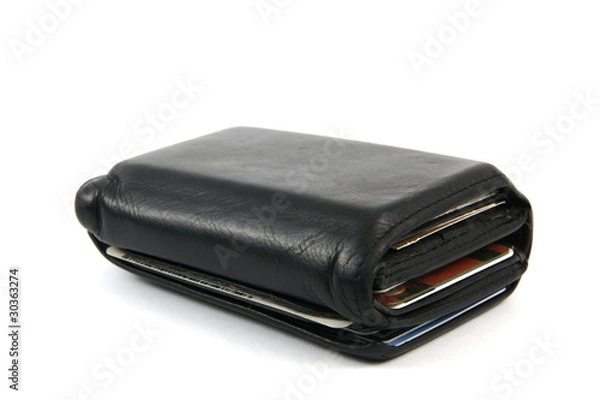 Fototapeta Black Wallet