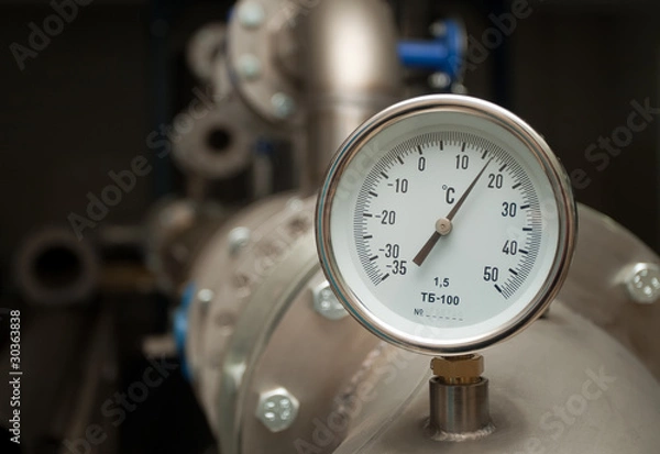 Obraz Industrial temperature meter