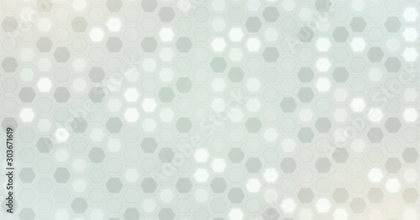 Fototapeta Abstract bright neon background with blur effect. Hexagonal color illustration.