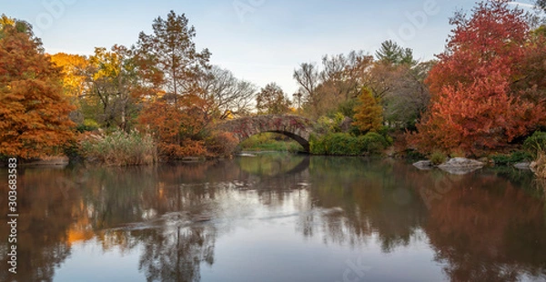 Fototapeta Gapstow Bridge in Central Park