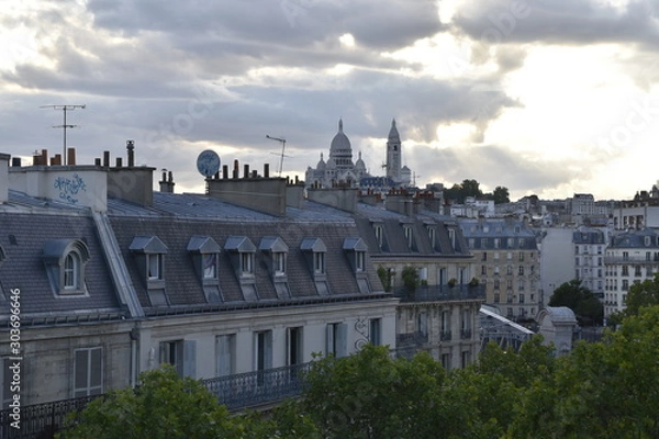 Fototapeta view of paris
