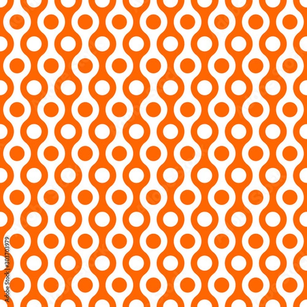 Fototapeta Seamless geometric pattern illustration