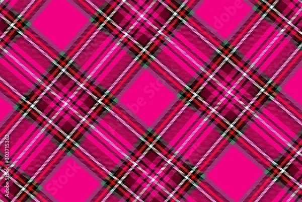 Obraz pink plaid background. tartan concept 
