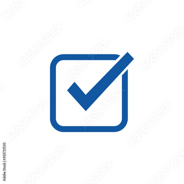Fototapeta check mark icon vector design symbol
