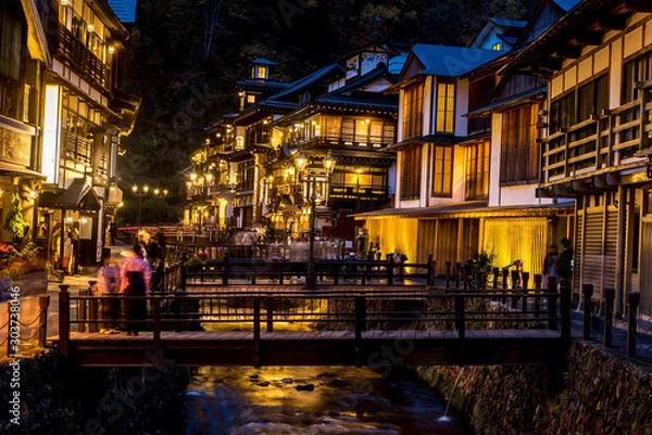 Obraz The Ginzan Onsen