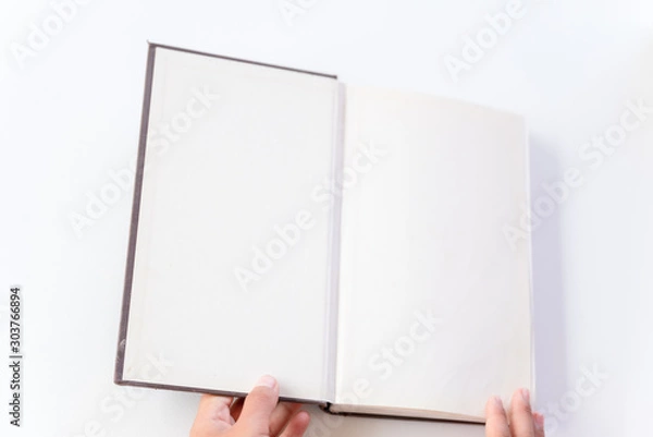 Fototapeta The first page of the book is thick.