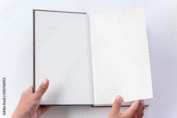 Fototapeta The first page of the book is thick.