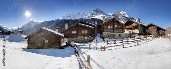 Obraz baite montagna