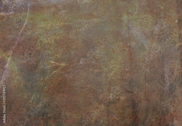 Fototapeta Creative abstract hand painted background, wallpaper, texture. Abstract composition for design elements. Close-up fargment of acrylic painting on canvas with brush strokes. 