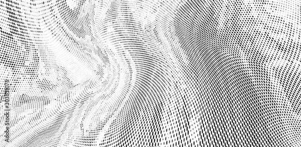 Obraz Grunge halftone dots pattern texture background