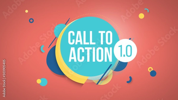 Obraz Four Call to Action Titles