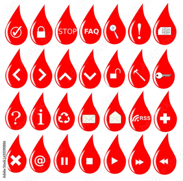 Fototapeta Web icons  buttons