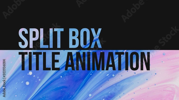 Obraz Split Box Titles