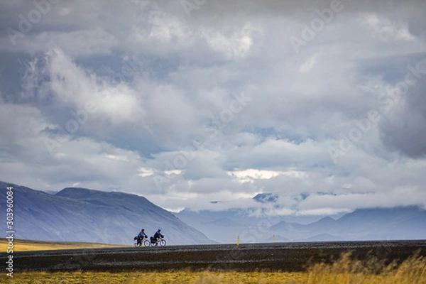 Obraz Biking with the best view