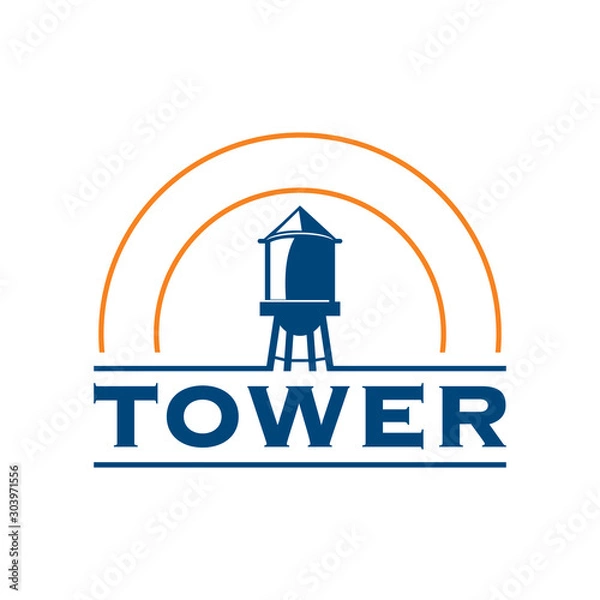 Obraz Water Tower Logo