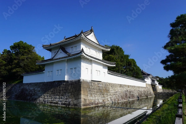 Fototapeta 京都 二条城（元離宮二条城）東南隅櫓