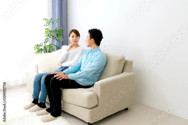 Fototapeta 幸せそうな夫婦