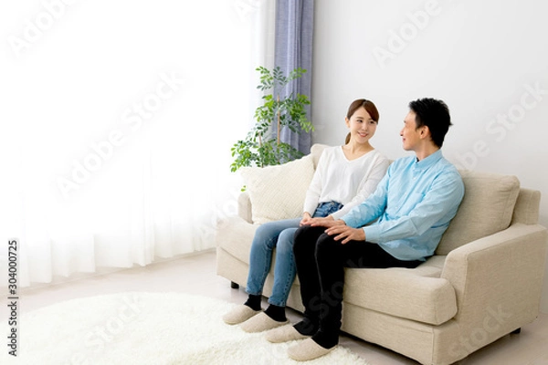 Fototapeta 幸せそうな夫婦