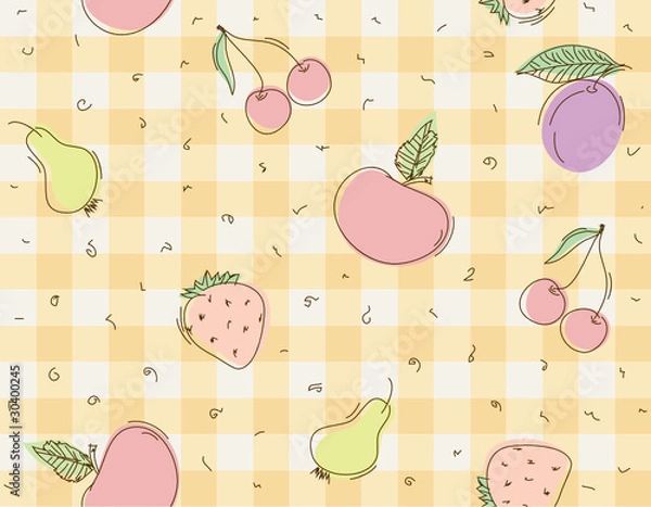 Obraz Fruit background
