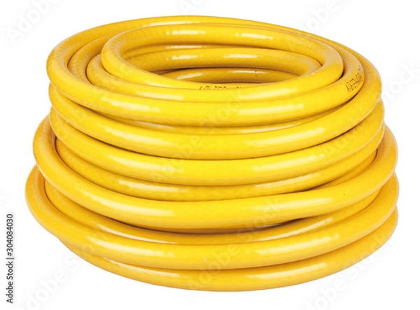 Obraz garden hose on a white background