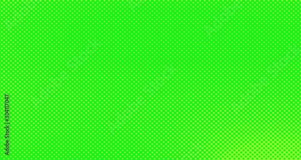 Obraz Bright green and yellow pop art retro background with halftone in comic style for sale, vector illustration eps10