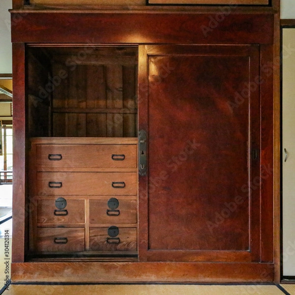 Obraz old wooden door