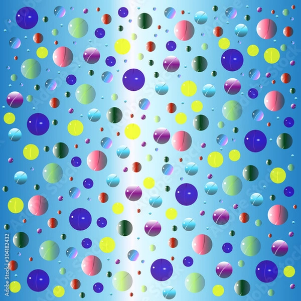 Fototapeta Blue abstract background.