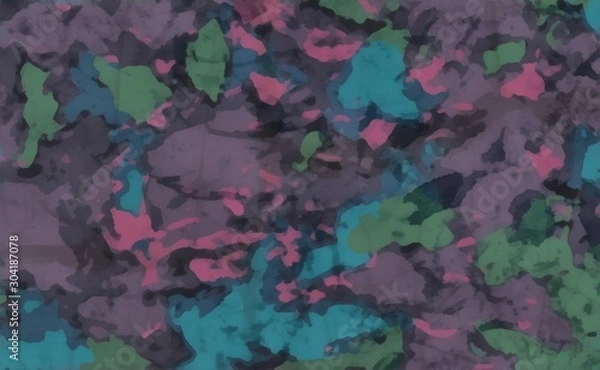 Fototapeta Abstract art background. Colorful texture. Creative concept pattern with design elements. Graphic artwork. Drawing in modern impressionism style.