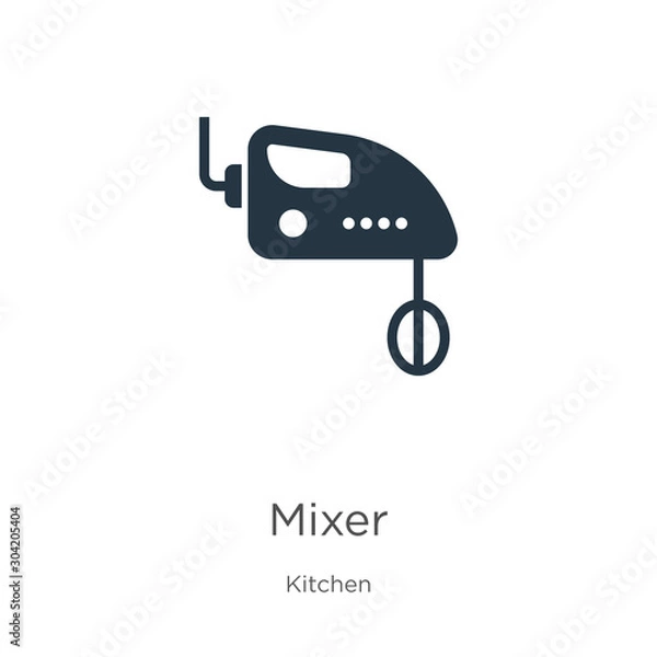 Fototapeta Mixer icon vector. Trendy flat mixer icon from kitchen collection isolated on white background. Vector illustration can be used for web and mobile graphic design, logo, eps10