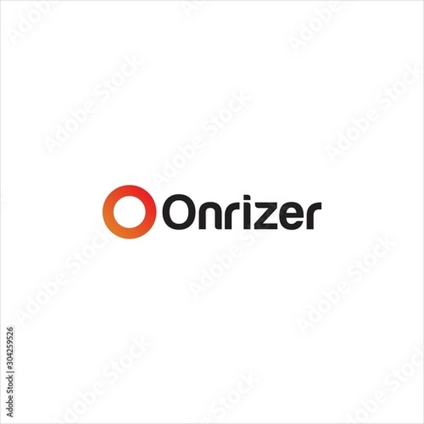 Fototapeta Logo Design Proposal simple simple modern