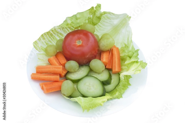 Obraz Salad on a Plate
