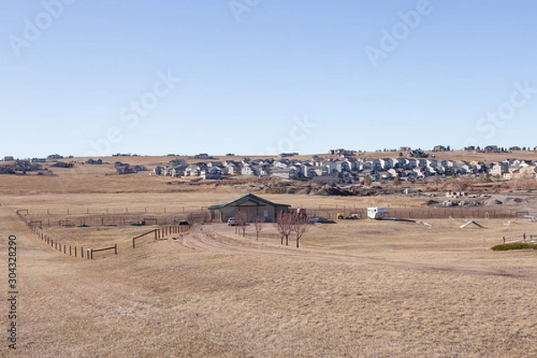 Obraz New high-density development in rural Elizabeth, Colorado