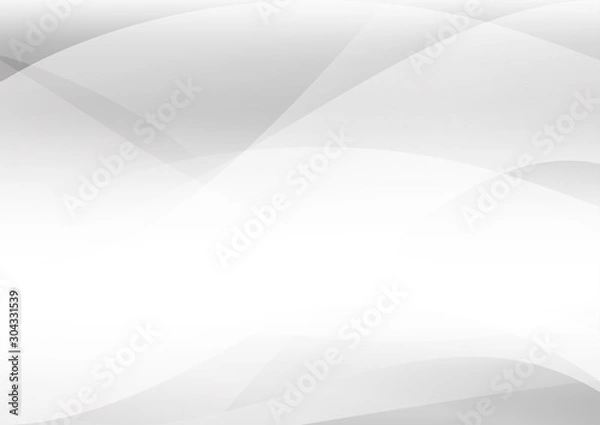 Fototapeta White and grey background. Corporate technology modern design. Pattern style geometric. Abstract modern background used about technology or product presentation backdrop. Vector illustration.