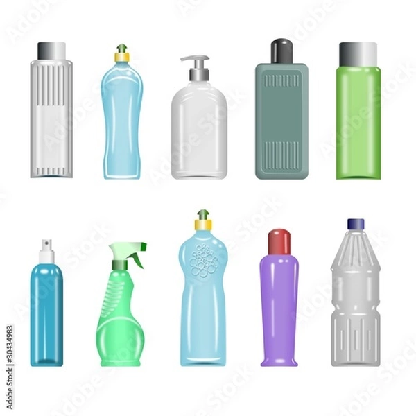 Obraz Plastic Bottles Set 5