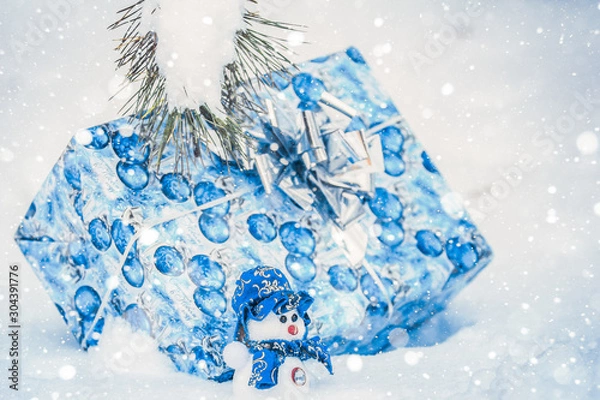 Obraz Подарок на снегу