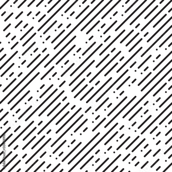 Obraz black and white with diagonal line pattern design.
