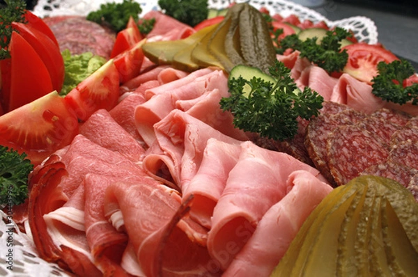 Obraz Aufschnittplatte