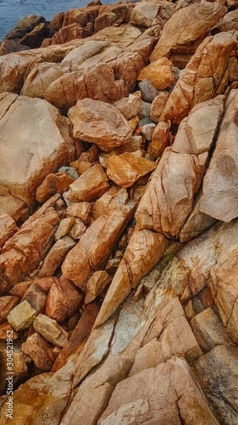 Obraz seashore rocks